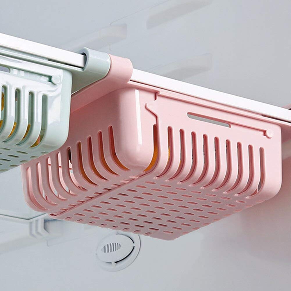 Fridge Sliding Drawer Storage Basket for Fruit and Vegetable Storage- Set of 2 (Set of 2) 4