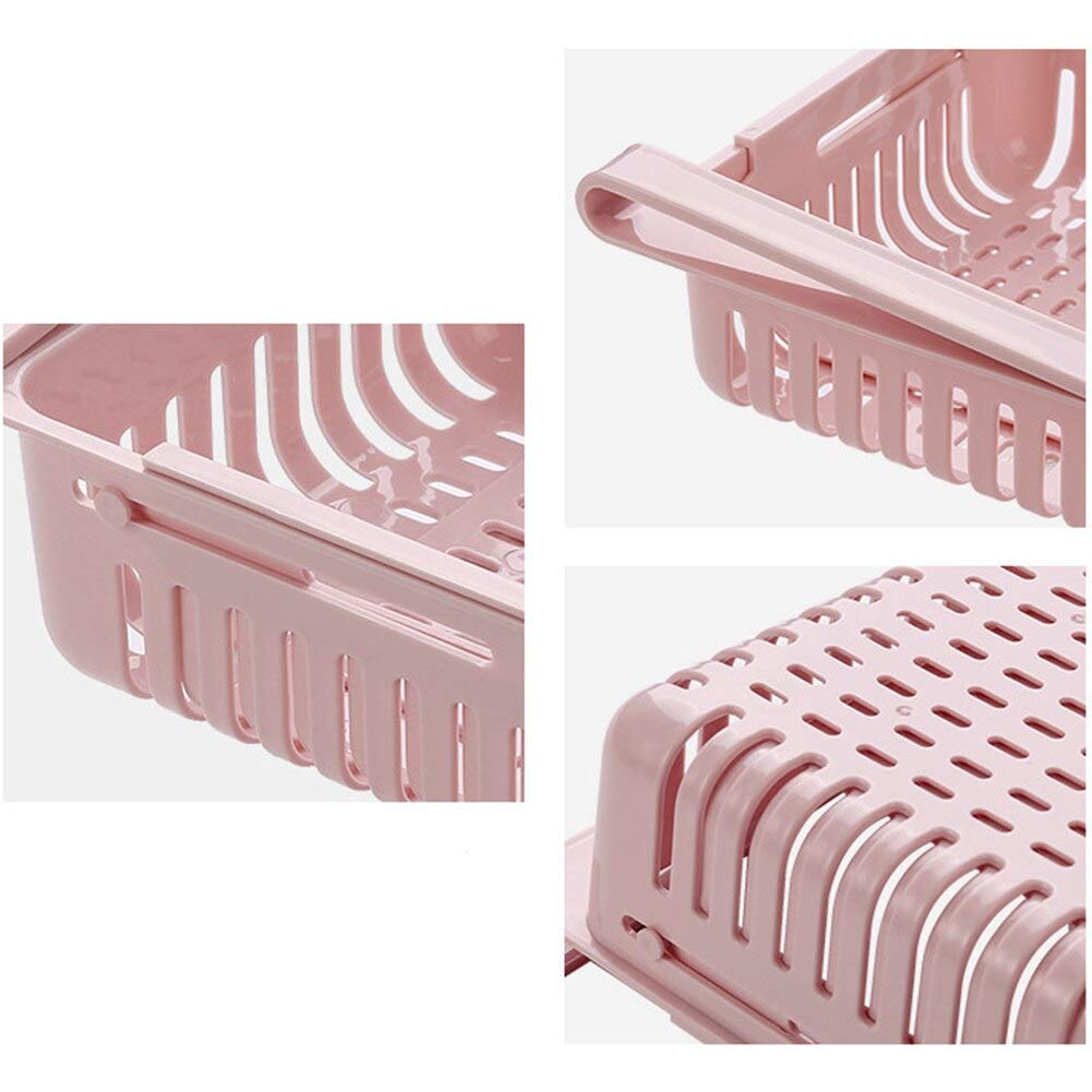Fridge Sliding Drawer Storage Basket for Fruit and Vegetable Storage- Set of 2 (Set of 2) 6